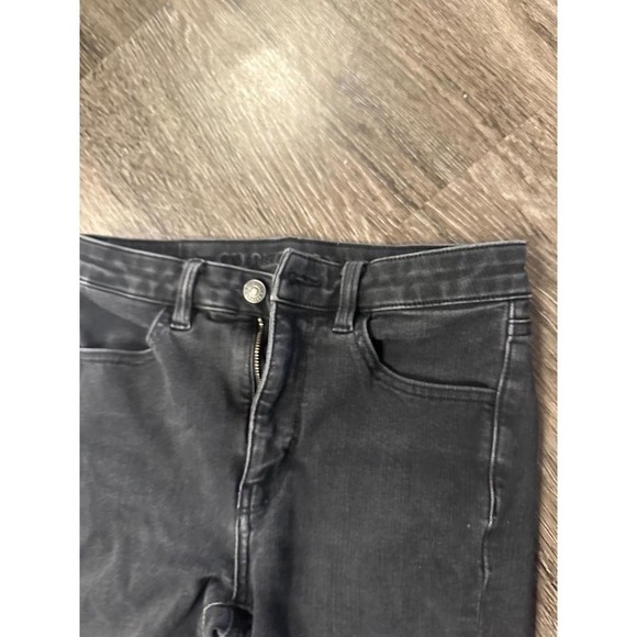 American Eagle Outfitters‎ Black Skinny Jeans Women Size 4 Short - Picture 5 of 5
